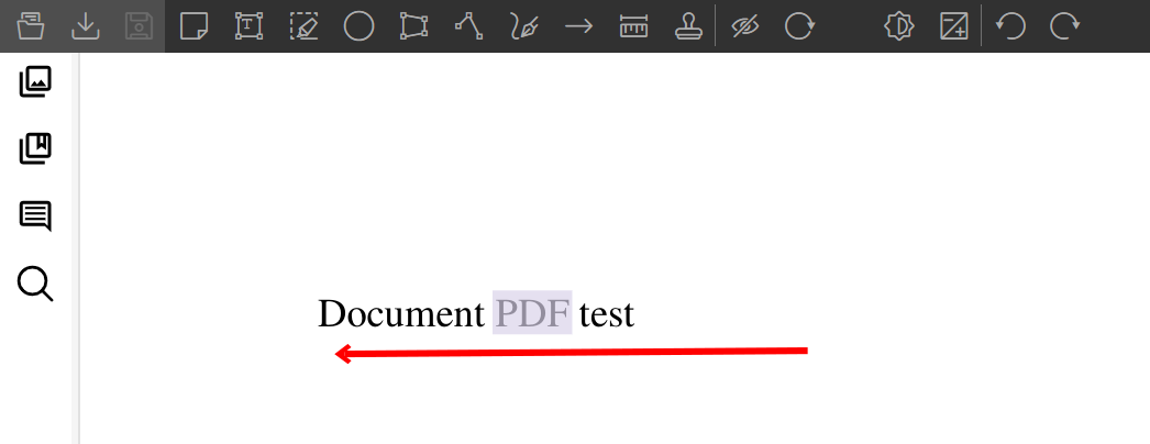 Expected result for document with two annotations