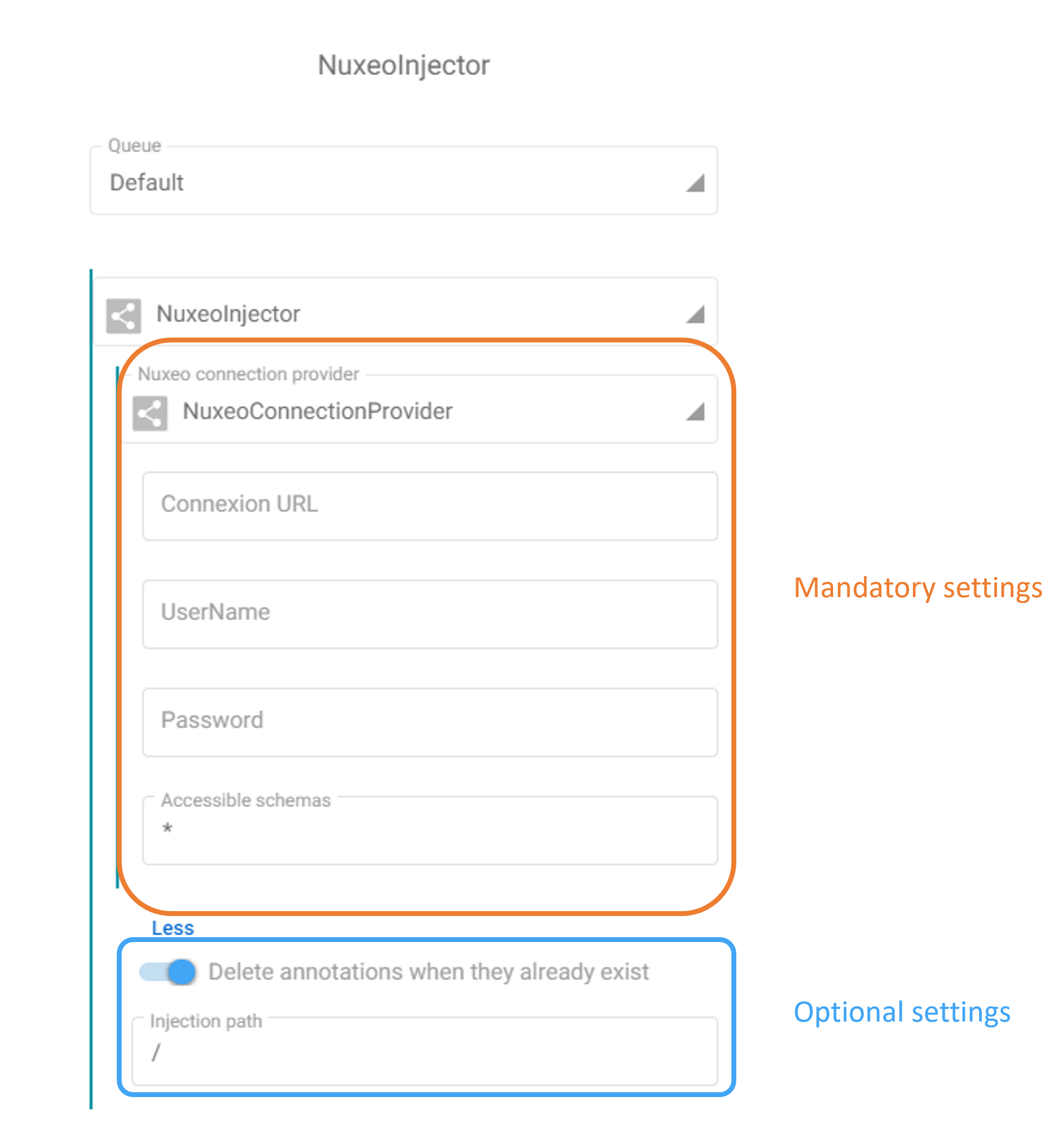 Nuxeo injector configuration