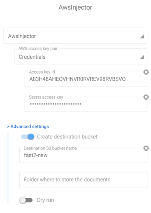 Injector configuration within Fast2