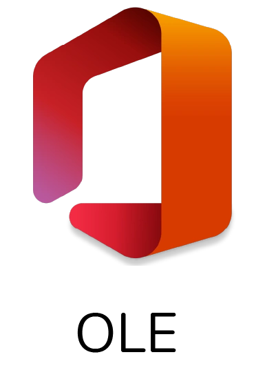 OLE : Object Linking and Embedding logo