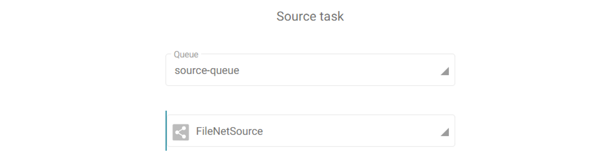 Task config with queue for worker S