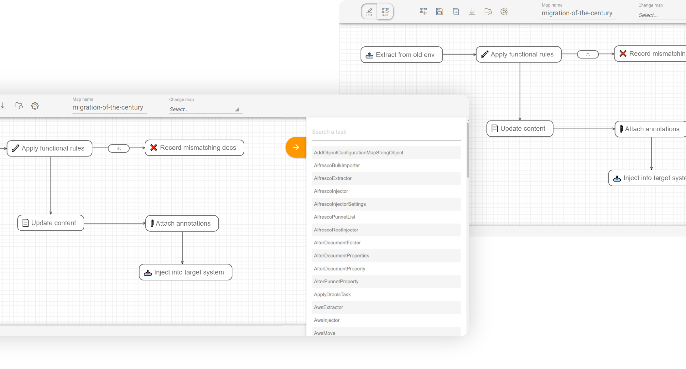 Screenshots on how to Design your map