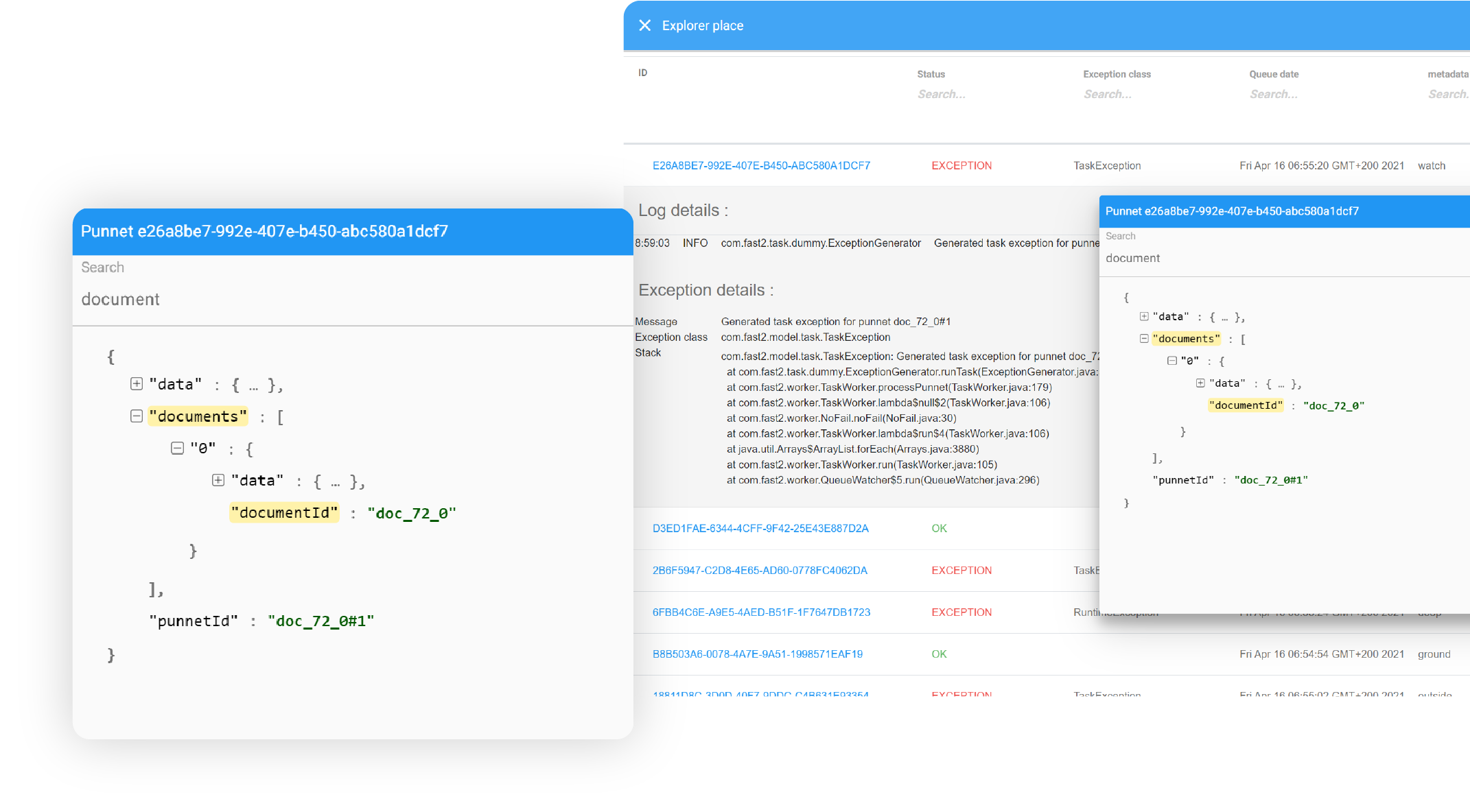 Screenshots on how to Track every result